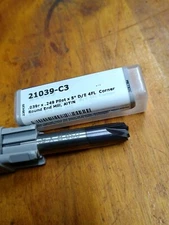 HARVEY TOOL 21039-C3  carbide .039R X .249 PILOT 5° D/E CORNER ROUND MILL, AITIN