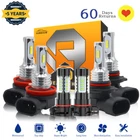 For Chevy Silverado 1500 2500 2007-2015 - 10000K LED Headlights + Fog Bulbs Kit