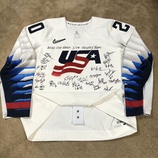 Nike Authentic Team USA 2020 Para Olympic Sled IIHF Hockey Jersey White 56