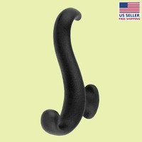 S Hook Black Solid Brass 3 1/2 H X 2 Proj | Renovator's Supply on sale S Hook Black Solid Brass 3 1/2 H X 2 Proj | Renovator's Supply on sale