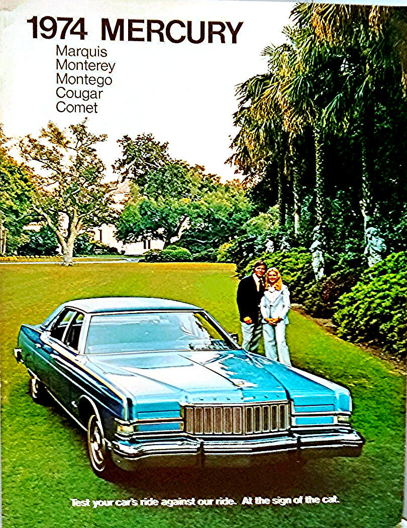 1974 Mercury Color Brochure - Excellent Condition ALL MODELS - 48