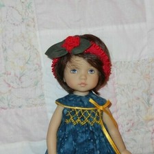 Kemper HUMAN HAIR CHRIS Unisex Doll Wig Size 6/7 DARK BROWN Full Cap DISC NWT