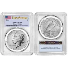 2024 Peace Silver Dollar $1 PCGS MS69 First Strike #2