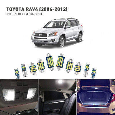 10 Bulbs Xenon White 5630LED Interior Light Kit For Toyota RAV4 2006-2012
