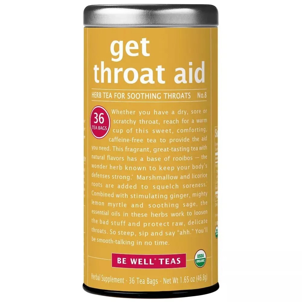 The Republic of Tea - Get Throat Aid - Herb Tea for Soothing Throats 36 ...