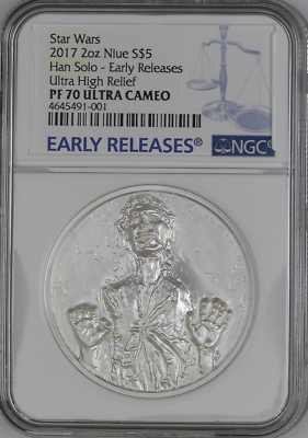 【NGC PF70】2017 スター・ウォーズ「ジェダイの帰還」銀貨 ニウエ NGC PF70】2017 スター・ウォーズ「ジェダイの帰還」銀貨 ニウエ 2017