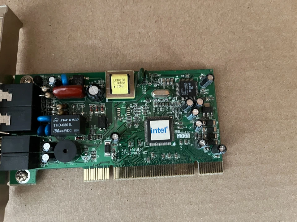 INTEL MODEM PCI DATA FAX ADAPTER CARD 5RJFB09BAMI-IA56 C3-3(21) - Image 3 of 4