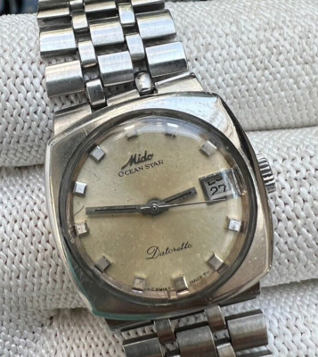 Mido datorette date autometic 23.5 mm lady with original bracelet running