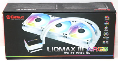 Enermax LiqMax III ARGB 360 Weiß,AIO Liquid Cooler,Watercooling,Intel/AMD,Gebr.