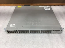 Cisco WS-C3850-48P-S Catalyst 3850 48 Ports PoE IP Base Switch *FACTORY RESET*
