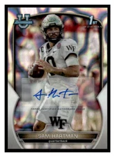 2022 Bowman University Chrome Sam Hartman Autograph Lava Refractor #D 1/199