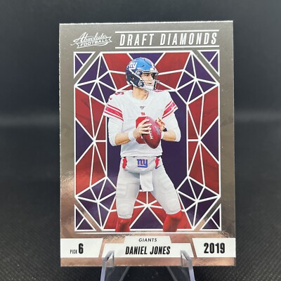 2024 Absolute Football Draft Diamonds Daniel Jones #DD-DJS Giants