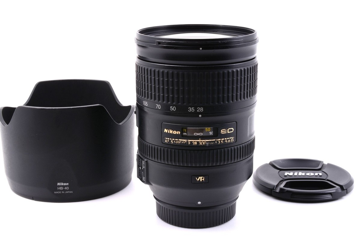 レンズ(ズーム) Vintage Japan NIKON AF-S 28-300mm Nikon AF-S 28-300mm F3.5-5.6 G ED VR – ねりま中古カメラきつね堂