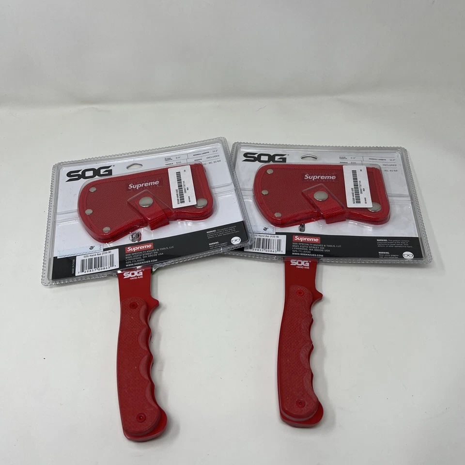 Hacha de mano Supreme x SOG roja SS18 (SS18A59) talla única Foto 3 de 4
