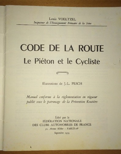 ENFANTINA.Code De La Route Pour Enfants, 1960. - Imagen 3 de 4