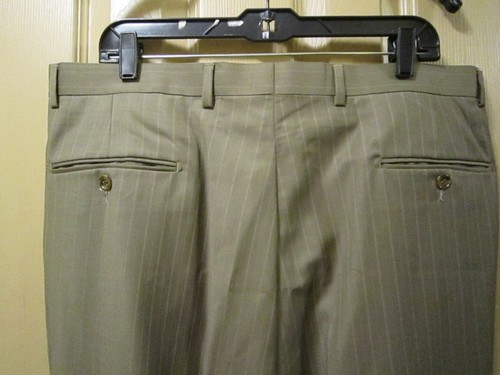 NEW 44L 38W ANGELO ROSSI LIGHT BROWN HAND TAILORED 2 PC SUIT, 3 BUTTON, NWOT - Picture 10 of 12