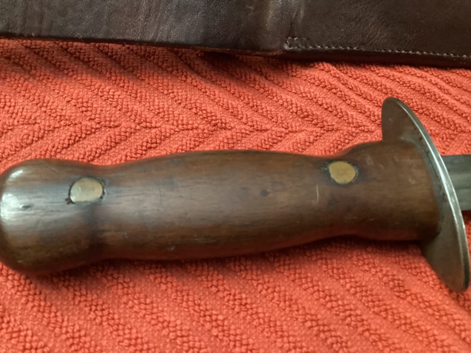 theater PATTON SWORD CUT DOWN KNIFE with SHEATH San Antonio Irons