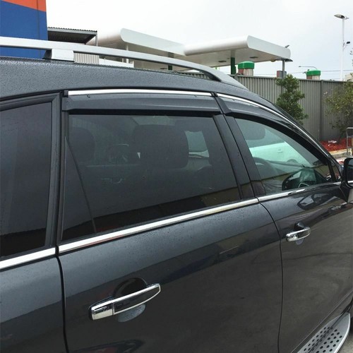 Quality Weather Shields Window Visors Suits for Holden Captiva 2006-2018 Tinted - Picture 10 of 12