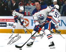 SAM CARRICK Signed 8.5 x 11 Photo Signed REPRINT Hockey EDMONTON OILERS