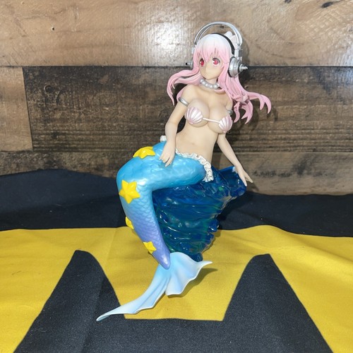 Super Sonico Anime Mermaid Water Fun PVC Statue Figure - Picture 1 of 4
