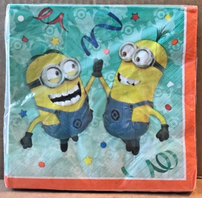 Despicable Me - (16) 2 Ply Party Napkins - Unique Brand - New!!