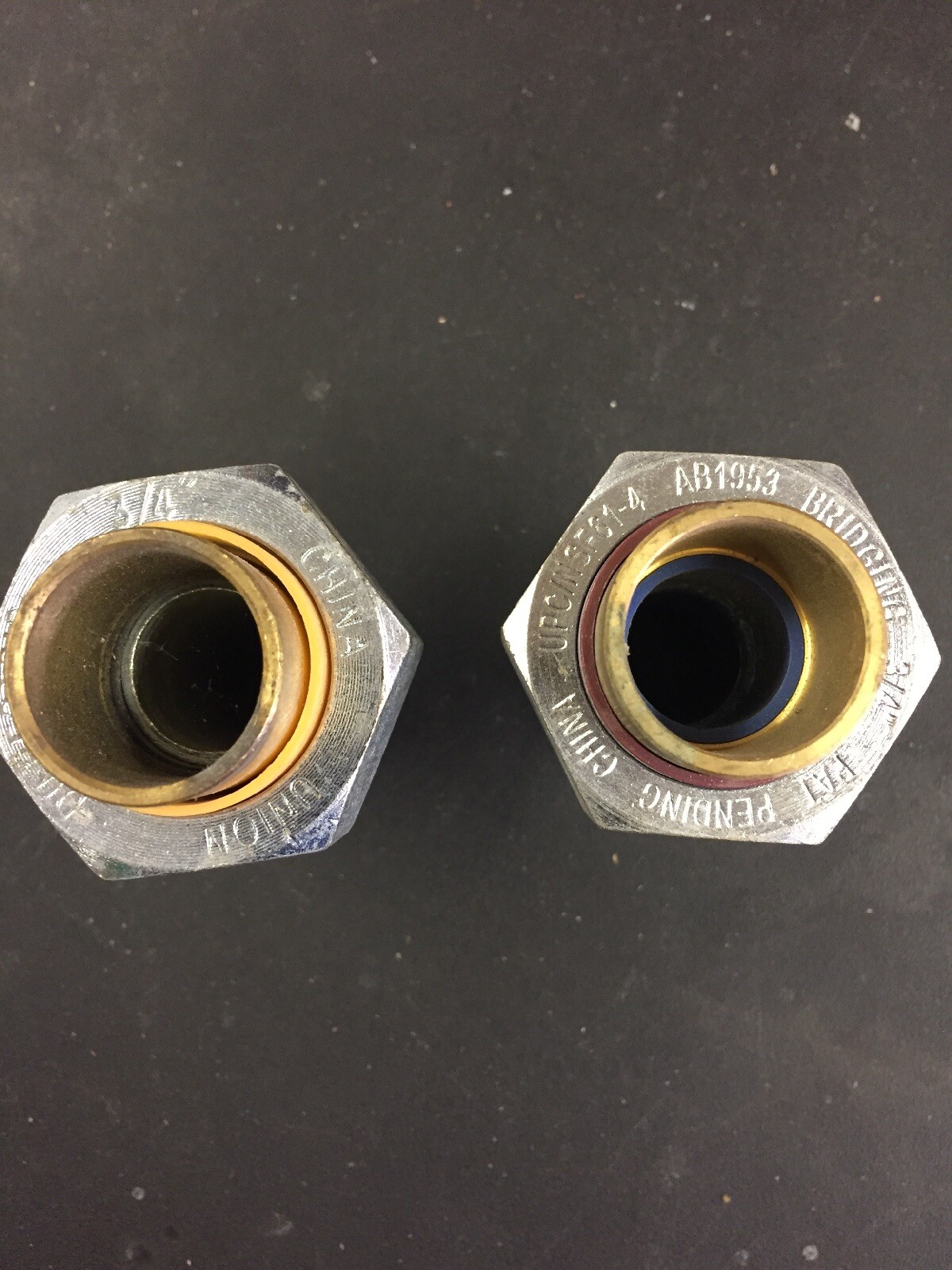 Dielectric Union 3/4" Bridging Lot of 2
