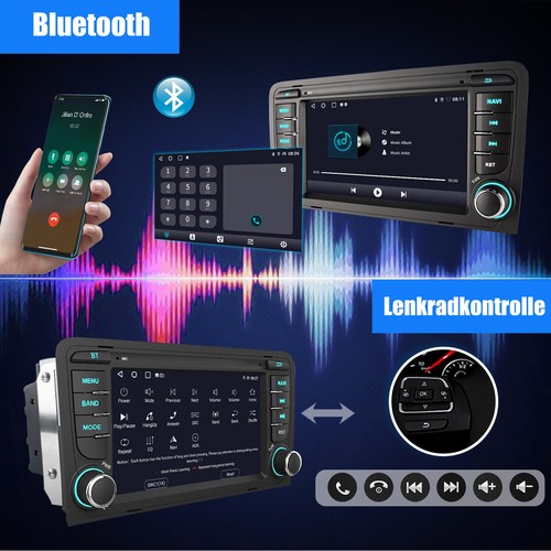 DAB+ Android 13 2+32GB Carplay Autoradio GPS Navi WIFI Für Audi A3 S3 RS3 8V 8P1 - Bild 12 von 16