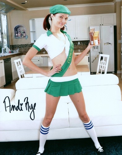 Andi Rye Naughty Girl Scout Wow Signed 8x10 Adult Model Photo COA Proof 16 | eBay
