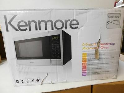 Kenmore 70913 0 9 Cu Ft Countertop Microwave Oven Stainless