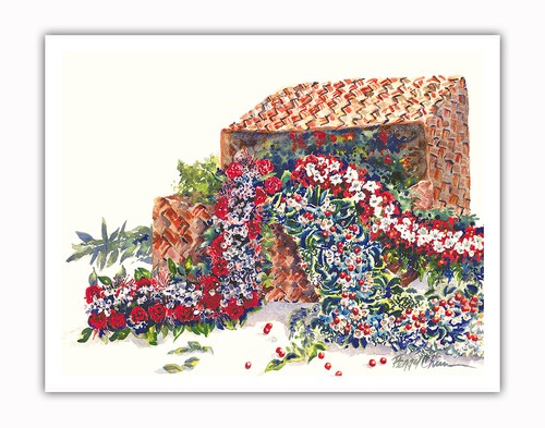 Holiday Treasures - Hawaiian Leis, Lauhala Baskets by Peggy Chun