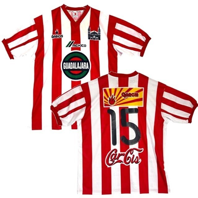 Garcis Mexico Soccer Futbol Jersey Guadalarjara #15 Size XL