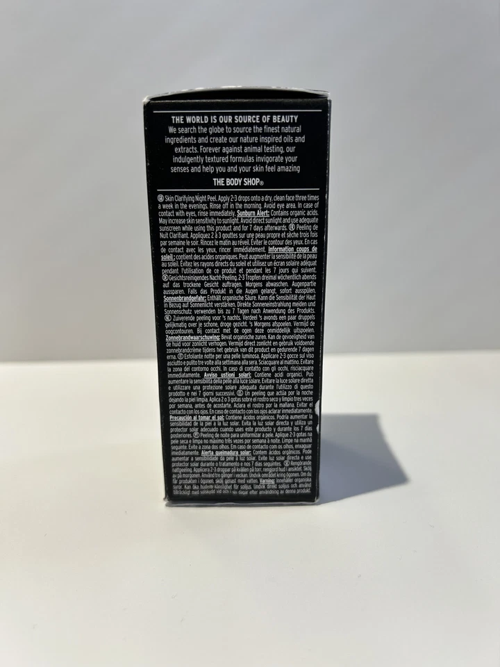 The Body Shop Himalayan Charcoal Night Peel 30ml Vegan New - Image 4 of 4
