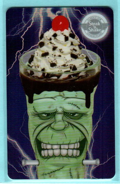 STEAK N SHAKE Frankenstein Shake 2017 Gift Card 0 EBay