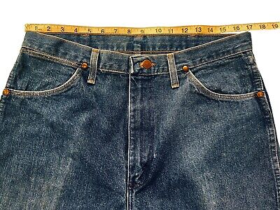 【W31 L30】60s-70s Wrangler 13MWZ USA製 Vintage Wrangler Jeans 70's 13MWZ 34x29 Straight Leg Scovill