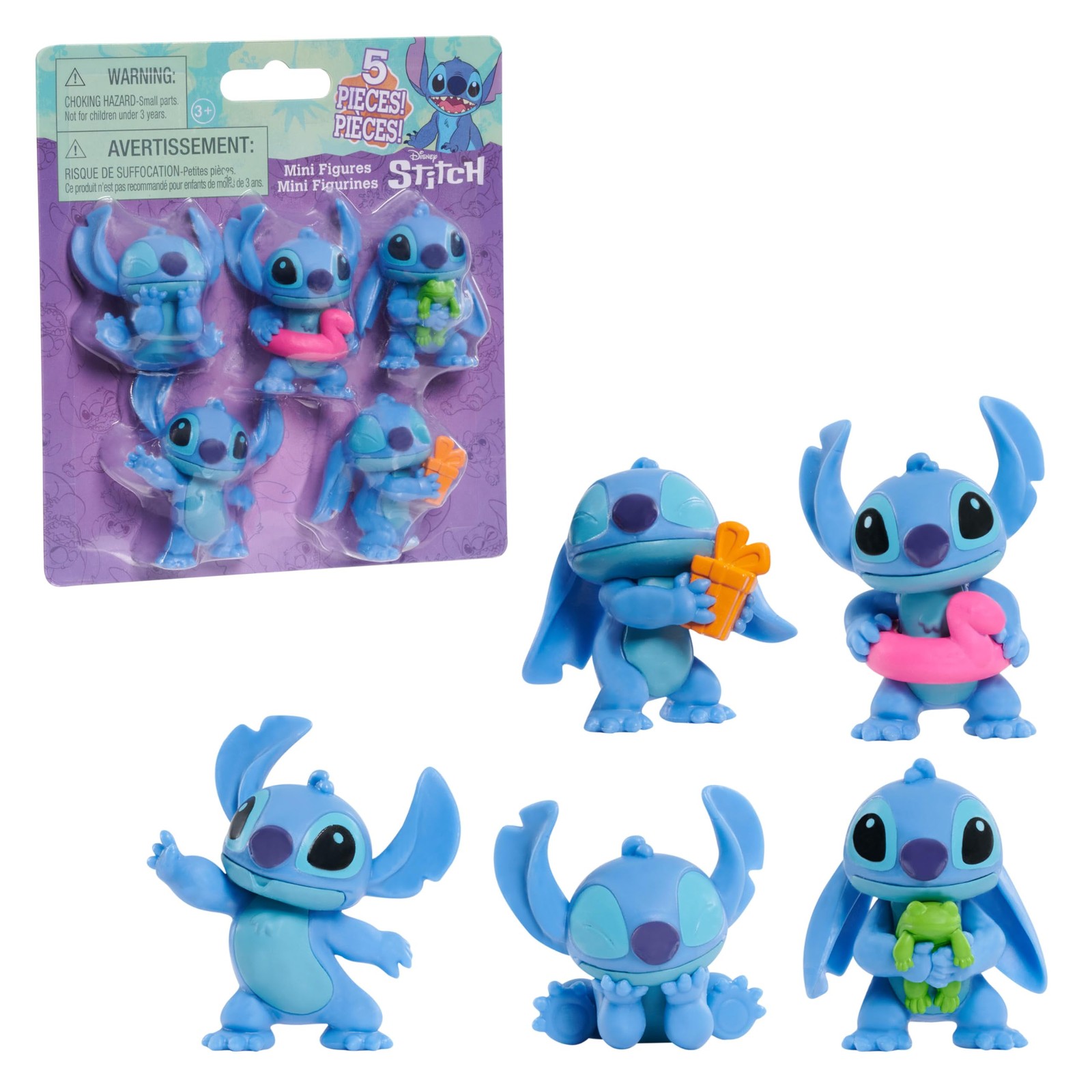 Just Play Disney Stitch Vorteilspackung mit 5 Figuren 57 cm groe Sammelfigure 3190₽