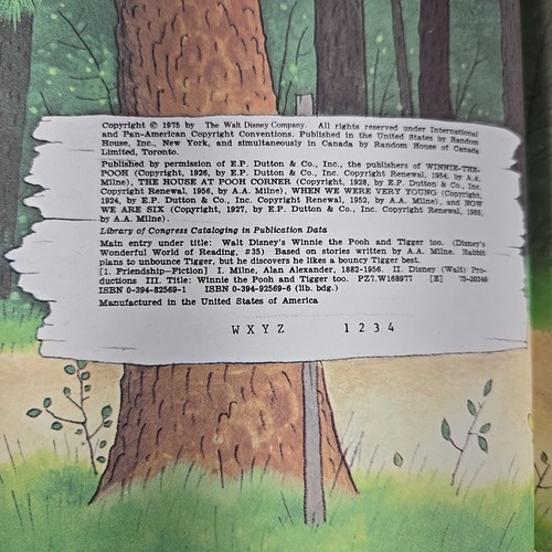 Walt Disneys Winnie Puuh und Tigger auch ~ 1975 Vintage Hardcover Buch - Bild 5 von 9