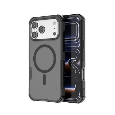 For iPhone 17 Pro Max Air 16 15 14 13 Pro Mag Safe Matte Translucent Phone Case