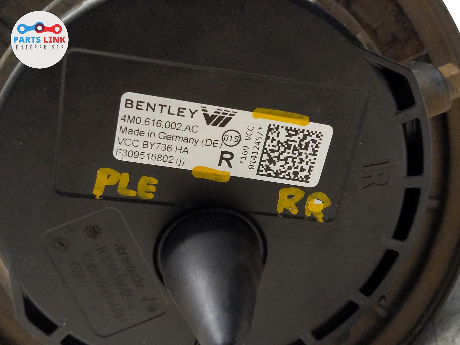 2016-20 BENTLEY BENTAYGA REAR RIGHT STRUT AIR SPRING SUSPENSION BAG SHOCK ASSY