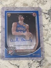 Topps 2025-26 Bowman Brooks Barnhizer RVA-BB Blue /150 Auto RC OKC