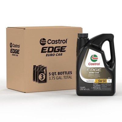 Castrol Edge Euro 5W-30 K Motor Oil 5 Quarts Pack