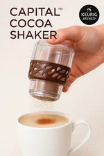 8 Ounce Cocoa Powder Shaker Keurig by Capital Brands Brown-Keurig Brewed tm