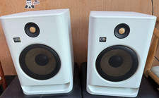 1pcs A pair of KRK Rokit8 white monitor speakers