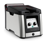 Image of Tefal FR600DG0 Clear Duo Odourless XL Deep Fat Fryer 2000W 3.5L Stainless Steel