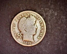 1915-S SILVER BARBER DIME