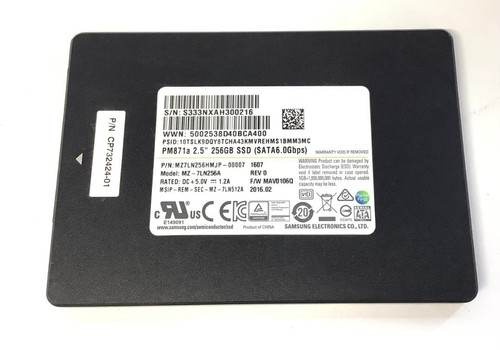 SAMSUNG 256GB SATA 2.5 SSD MZ-7LN256A Solid State Drive