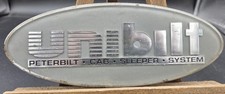 Hard To Find Unibilt Peterbilt Cab Sleeper System Emblem Metal Used