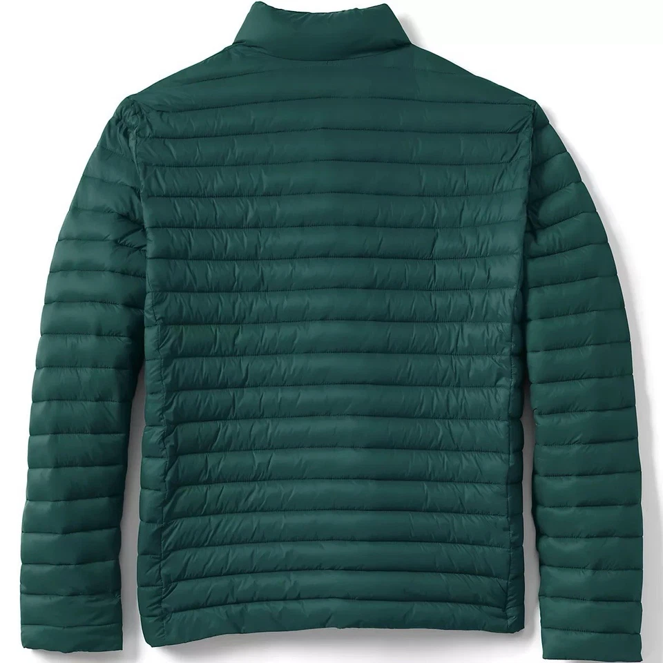 Lands' End Men's Packable Puffer Jacket - Insulated - Image 3 of 4