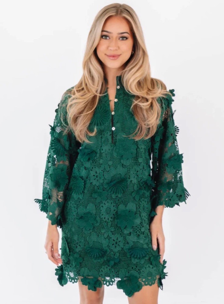 J.Marie Seraphina Shift Dress X-Small Green Floral 3D Lace 3/4 Sleeve Kaftan NWT | eBay J.Marie Seraphina Shift Dress X-Small Green Floral 3D Lace 3/4 Sleeve Kaftan NWT | eBay