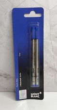 Montblanc R Refills, Rollerball, Fine Point, Pacific Blue, Pack Of 2