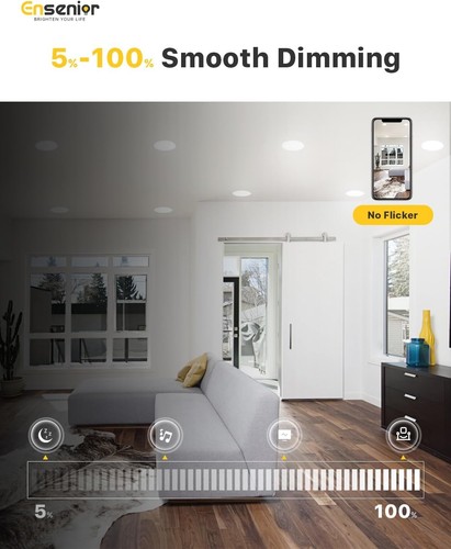 Easy Install 12 Pack 6 Inch Dimmable LED Downlights - Safe & Bright Lighting - Picture 6 of 10